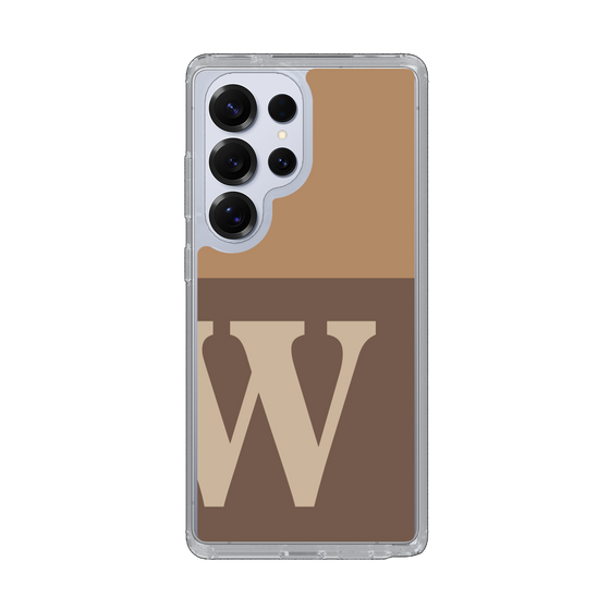 Slim Protection Case［ Original - initial two tone - W brown ］