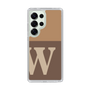 Slim Protection Case［ Original - initial two tone - W brown ］