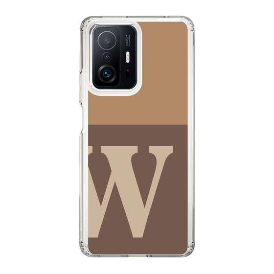 Slim Protection Case［ Original - initial two tone - W brown ］