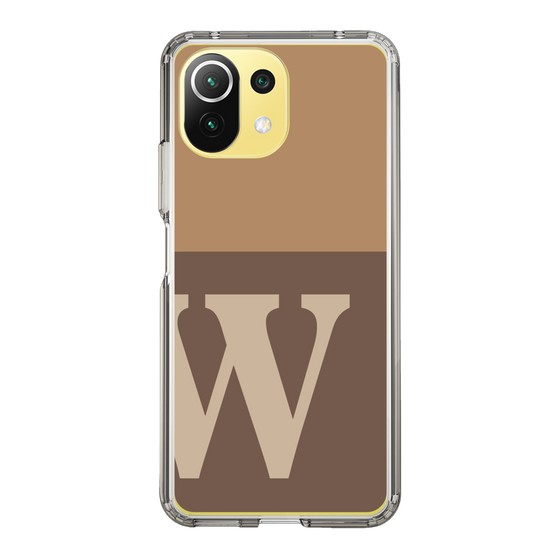 Slim Protection Case［ Original - initial two tone - W brown ］