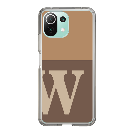 Slim Protection Case［ Original - initial two tone - W brown ］