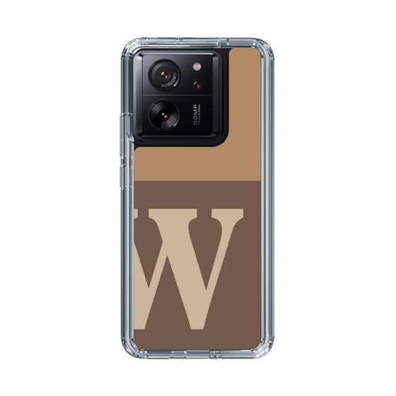 Slim Protection Case［ Original - initial two tone - W brown ］