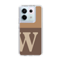 Slim Protection Case［ Original - initial two tone - W brown ］