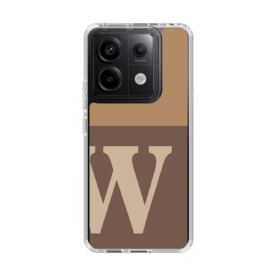 Slim Protection Case［ Original - initial two tone - W brown ］