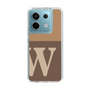 Slim Protection Case［ Original - initial two tone - W brown ］