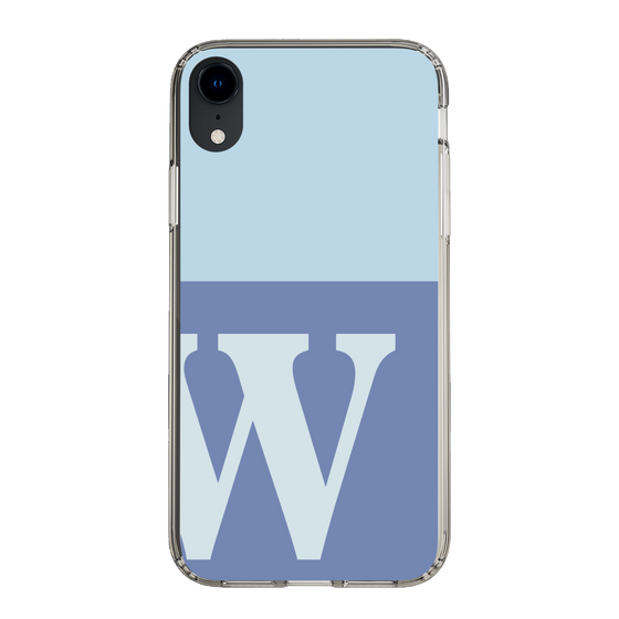 Slim Protection Case［ Original - initial two tone - W blue ］