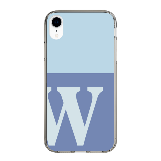 Slim Protection Case［ Original - initial two tone - W blue ］