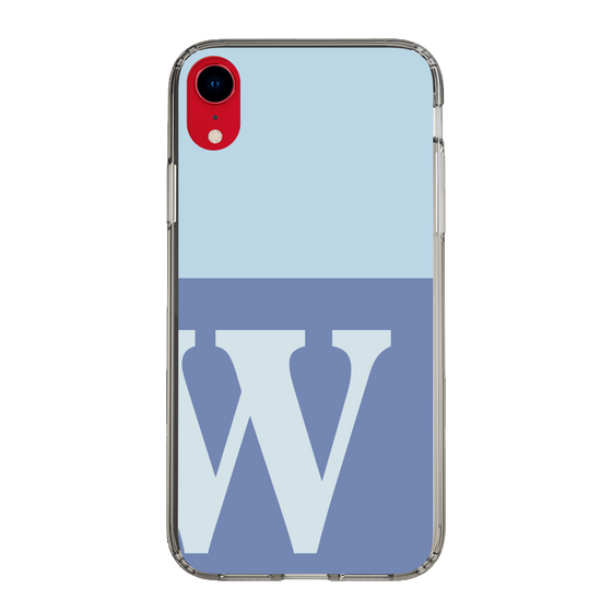 Slim Protection Case［ Original - initial two tone - W blue ］
