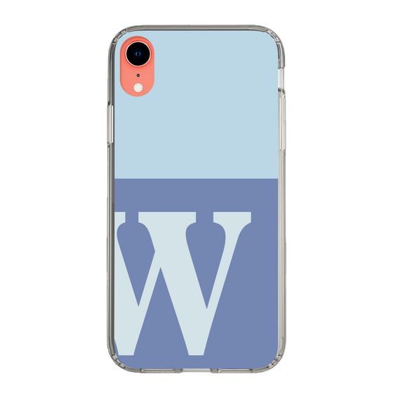 Slim Protection Case［ Original - initial two tone - W blue ］