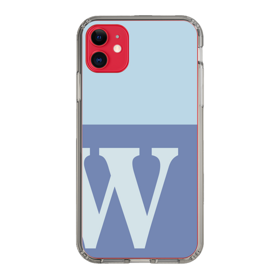 Slim Protection Case［ Original - initial two tone - W blue ］