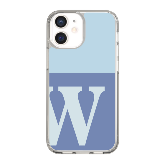 Slim Protection Case［ Original - initial two tone - W blue ］