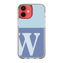 Slim Protection Case［ Original - initial two tone - W blue ］