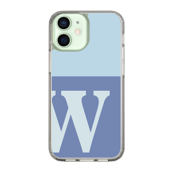 Slim Protection Case［ Original - initial two tone - W blue ］