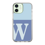 Slim Protection Case［ Original - initial two tone - W blue ］