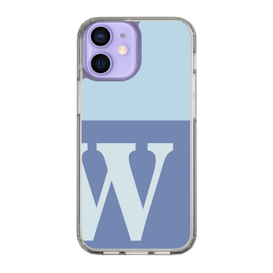Slim Protection Case［ Original - initial two tone - W blue ］