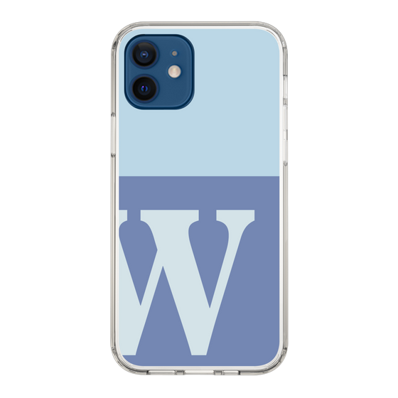 Slim Protection Case［ Original - initial two tone - W blue ］