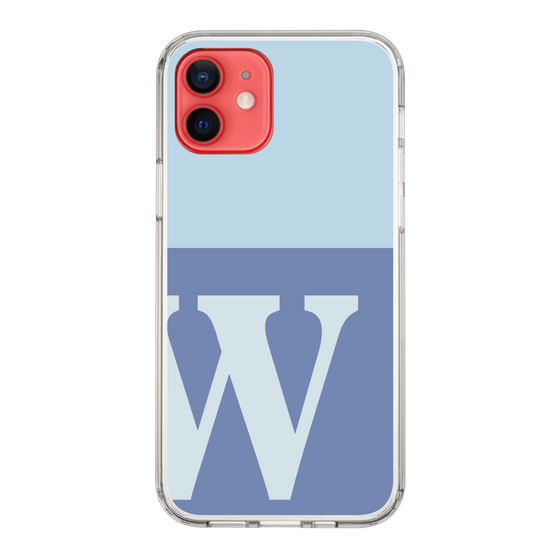 Slim Protection Case［ Original - initial two tone - W blue ］