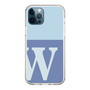 Slim Protection Case［ Original - initial two tone - W blue ］