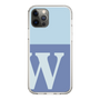 Slim Protection Case［ Original - initial two tone - W blue ］