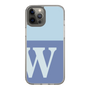 Slim Protection Case［ Original - initial two tone - W blue ］