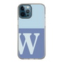 Slim Protection Case［ Original - initial two tone - W blue ］