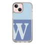 Slim Protection Case［ Original - initial two tone - W blue ］