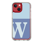 Slim Protection Case［ Original - initial two tone - W blue ］