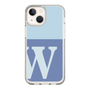 Slim Protection Case［ Original - initial two tone - W blue ］