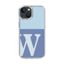 Slim Protection Case［ Original - initial two tone - W blue ］