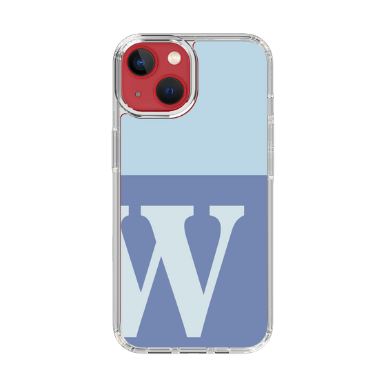 Slim Protection Case［ Original - initial two tone - W blue ］