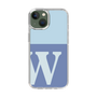 Slim Protection Case［ Original - initial two tone - W blue ］