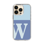 Slim Protection Case［ Original - initial two tone - W blue ］