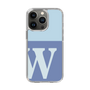 Slim Protection Case［ Original - initial two tone - W blue ］
