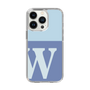 Slim Protection Case［ Original - initial two tone - W blue ］