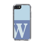 Slim Protection Case［ Original - initial two tone - W blue ］