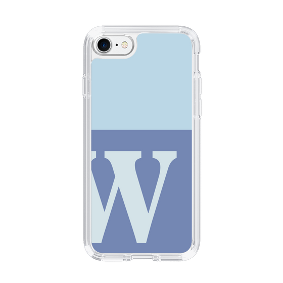 Slim Protection Case［ Original - initial two tone - W blue ］