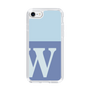 Slim Protection Case［ Original - initial two tone - W blue ］