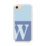Slim Protection Case［ Original - initial two tone - W blue ］