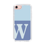 Slim Protection Case［ Original - initial two tone - W blue ］