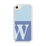 Slim Protection Case［ Original - initial two tone - W blue ］