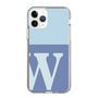 Slim Protection Case［ Original - initial two tone - W blue ］