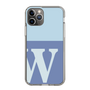 Slim Protection Case［ Original - initial two tone - W blue ］