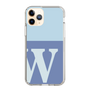 Slim Protection Case［ Original - initial two tone - W blue ］