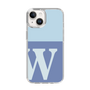 Slim Protection Case［ Original - initial two tone - W blue ］