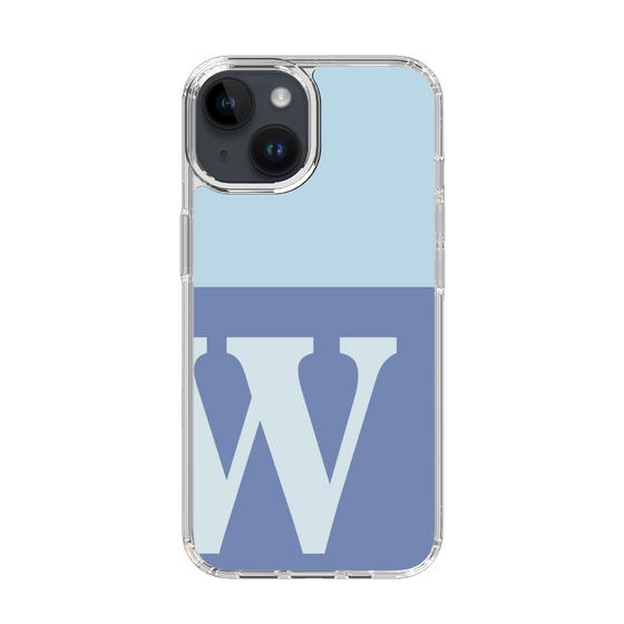 Slim Protection Case［ Original - initial two tone - W blue ］
