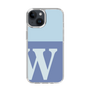 Slim Protection Case［ Original - initial two tone - W blue ］