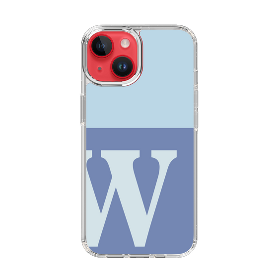 Slim Protection Case［ Original - initial two tone - W blue ］