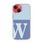 Slim Protection Case［ Original - initial two tone - W blue ］