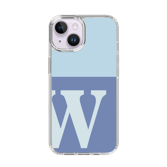 Slim Protection Case［ Original - initial two tone - W blue ］