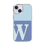 Slim Protection Case［ Original - initial two tone - W blue ］
